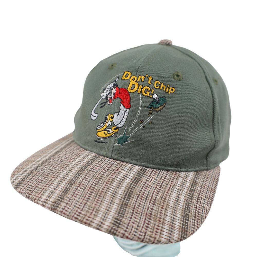 Vintage Disney Golfing Goofy SnapBack Hat
